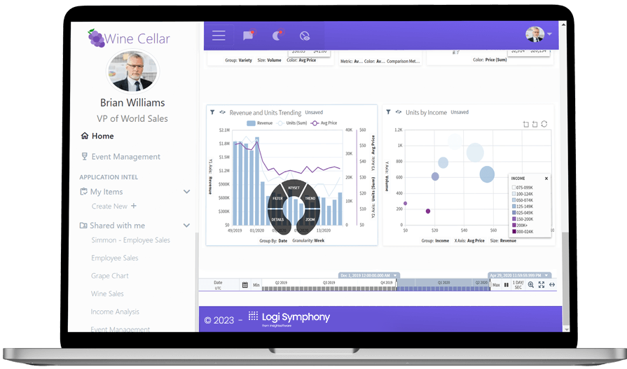 screenshot of Logi Symphony
